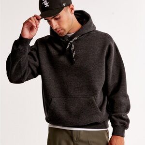 NWT Abercrombie Black Heather Hoodie